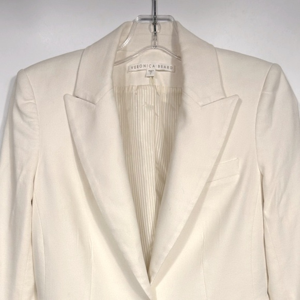 Veronica Beard Danielle Single Button Dickey Blaz… - image 8